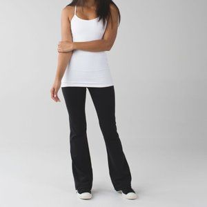 Lululemon Athletica black Groove flared yoga pants size 8 tall
